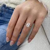 Serenelle Engagement Ring 2.40 Carat Rose Gold