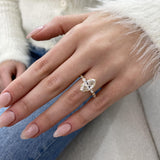 Aveline Engagement Ring 3 Carat Yellow Gold