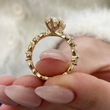 Aveline Engagement Ring 3 Carat Yellow Gold