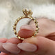 Aveline Engagement Ring 3 Carat Yellow Gold