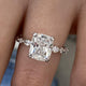 Athena Engagement Ring 3.50 Carat White Gold
