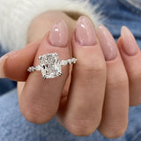 Athena Engagement Ring 3.50 Carat White Gold