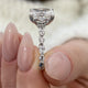 Athena Engagement Ring 3.50 Carat White Gold