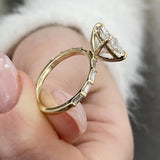 Velaré Engagement Ring 2.40 Carat Yellow Gold