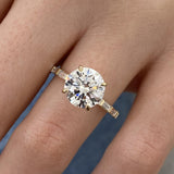 Nuvia Engagement Ring 2.90 Carat Yellow Gold