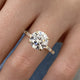 Nuvia Engagement Ring 2.90 Carat Yellow Gold