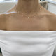 Diamond Chain Necklace 0.9 ct Rose Gold