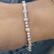 Diamond Tennis Bracelet 5 ct White Gold