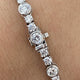 Diamond Tennis Bracelet 5 ct White Gold