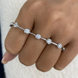 Diamond Tennis Bracelet 3 ct White Gold