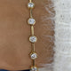 Diamond Tennis Bracelet 3 ct Yellow Gold