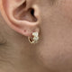 Diamond Huggie Earrings 0.4 ct Yellow Gold