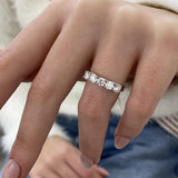 Diamond Band Ring 1 ct White Gold