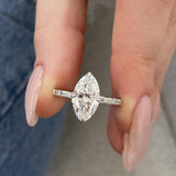 Liora Engagement Ring 2.40 Carat White Gold