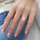 Liora Engagement Ring 2.40 Carat White Gold