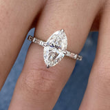 Liora Engagement Ring 2.40 Carat White Gold