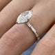 Liora Engagement Ring 2.40 Carat White Gold