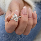 Liora Engagement Ring 2.40 Carat White Gold