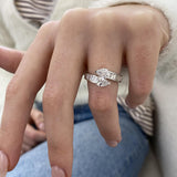 Diamond Wrap Fashion Ring 1.75 ct TCW, White Gold 14K