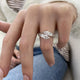 Diamond Wrap Fashion Ring 1.75 ct TCW, White Gold 14K
