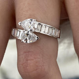 Diamond Wrap Fashion Ring 1.75 ct TCW, White Gold 14K