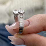 Diamond Wrap Fashion Ring 1.75 ct TCW, White Gold 14K