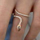 Diamond Wrap Ring 0.5 ct Rose Gold