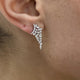 Diamond Dangle Earrings 0.9 ct White Gold