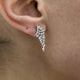 Diamond Dangle Earrings 0.9 ct White Gold