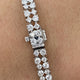 Diamond Tennis Bracelet 3.6 ct White Gold