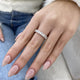 Diamond Eternity Fashion Ring 3.50 ct TCW, White Gold 14K