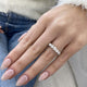 Diamond Stackable Fashion Ring 1.30 ct TCW, White Gold 14K
