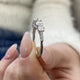 Diamond Stackable Fashion Ring 1.30 ct TCW, White Gold 14K