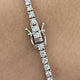 Diamond Tennis Bracelet 2.9 ct White Gold
