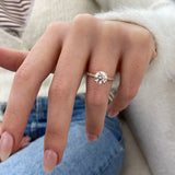 Auryn Engagement Ring 2 Carat Rose Gold