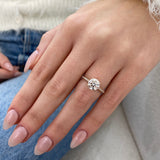 Auryn Engagement Ring 2 Carat Rose Gold