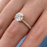 Auryn Engagement Ring 2 Carat Rose Gold