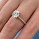 Auryn Engagement Ring 2 Carat Rose Gold