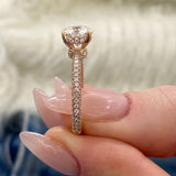 Auryn Engagement Ring 2 Carat Rose Gold