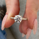 Auryn Engagement Ring 2 Carat Rose Gold