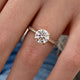 Solitaire with Pave Band