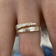 Diamond Wrap Ring 1.05 Carat Yellow Gold 14K