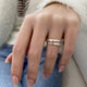 Diamond Open Band Ring 1 ct Yellow Gold