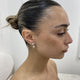 Diamond Jacket Earrings 1.8 ct White Gold