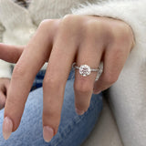 Auryn Engagement Ring 2.50 Carat White Gold