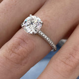 Auryn Engagement Ring 2.50 Carat White Gold