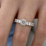 Diamond Wedding Band Ring 1.5 ct White Gold