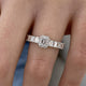 Diamond Wedding Band Ring 1.5 ct White Gold