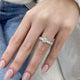 Diamond Diamond Band Fashion Ring 1.50 ct TCW, White Gold 14K