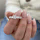Diamond Diamond Band Fashion Ring 1.50 ct TCW, White Gold 14K